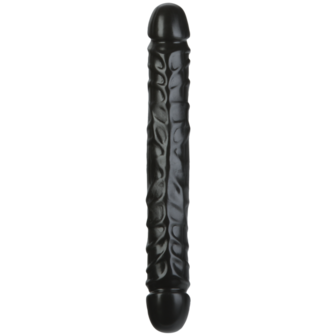 Jr. Veined Double Header - Dildo met Dubbele Einden - 12 / 30 cm