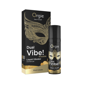 Dual Vibe! Kissable Liquid Vibrator - Pina Colada - 0,5 fl oz / 15 ml