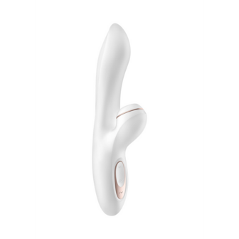 Pro Plus - G-Spot Air Pulse Stimulator en Vibratie - Wit/Roze Goud