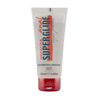 Anal Superglide Warming Liquid Pleasure - Waterbased Lubricant - 100 ml