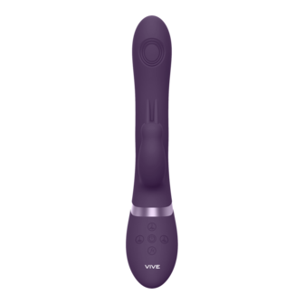 Rini - Pulse Wave  Vibrating Double Penetration Rabbit - Paars