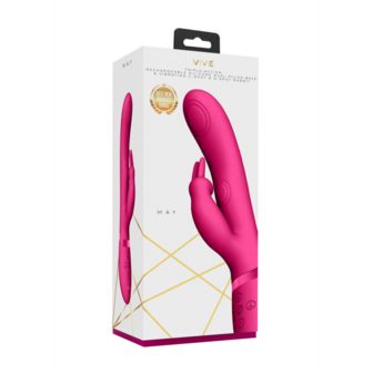 Mei - Dual Pulse-Wave  Vibrating C-spot  G-Spot Rabbit - Roze