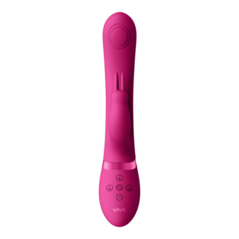 Mei - Dual Pulse-Wave  Vibrating C-spot  G-Spot Rabbit - Roze