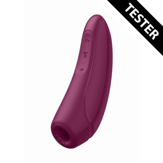 Curvy 1Plus - Air Pulse Stimulator en Vibratie - Roze Rood - Tester