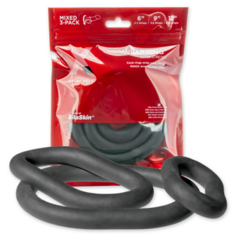 Ultra Wrap Ring - Cockring 2-Pack - 2 Stuks - 6.9 en 12 / 17,5 cm en 30 cm