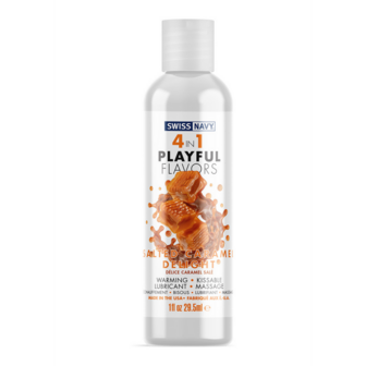 4 In 1 Lube met Salted Caramel Delight Smaak - 1 fl oz / 30 ml