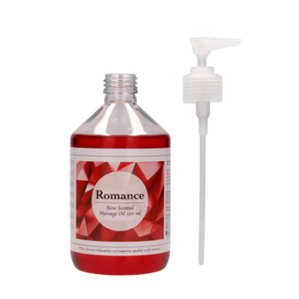 Romance - Massageolie - Rozengeur - 17 fl oz / 500 ml