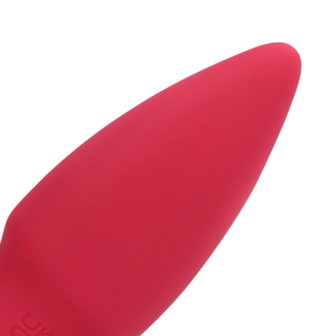 Kegelvormige Bullet Vibrator - Blushing Red