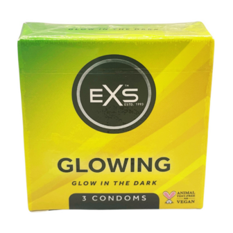 EXS Glow - Condooms - 3 Stuks