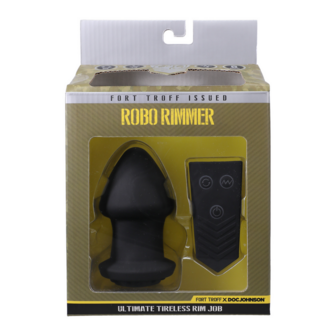 Robo Rimmer X - Vibrerende Plug - Zwart