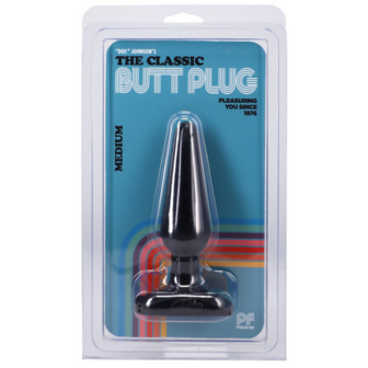 Classic Butt Plug - Medium - Zwart