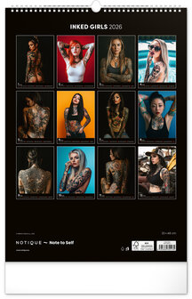 Tattoo Girls Kalender 2026