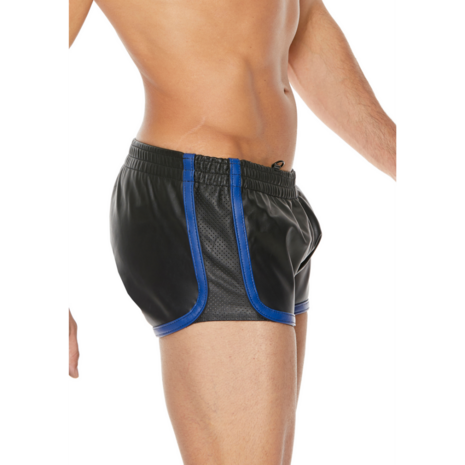 Leather Versatile Shorts - S/M - Blue