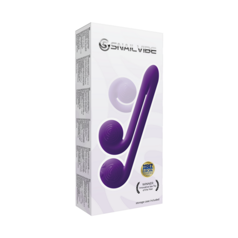 Slak Vibe - Flexibele Vibrator - Paars