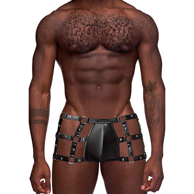 Vulcan - Cut Out Cage Short - S/M - Zwart