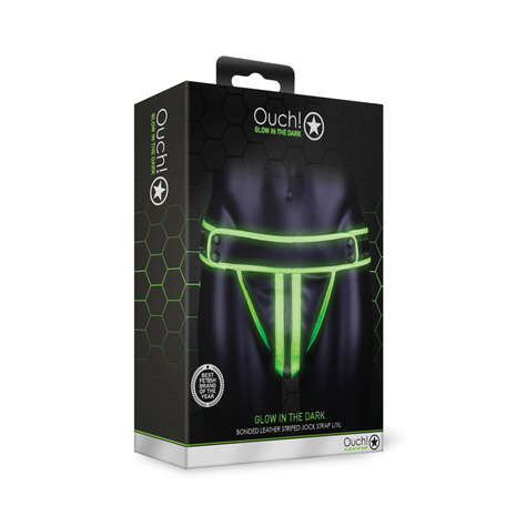 Gestreepte Jockstrap - Glow in the Dark - L/XL