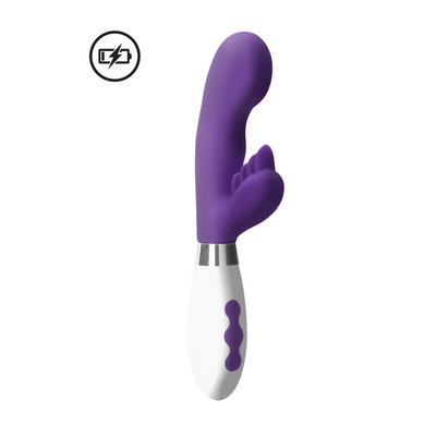 Ares - Oplaadbare Rabbit Vibrator - Paars