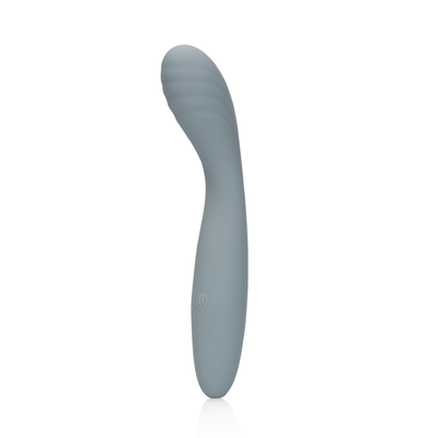 Ultra Soft Silicone G-Spot Vibrator - Basalt Grijs