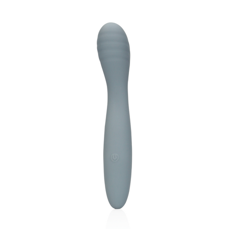 Ultra Soft Silicone G-Spot Vibrator - Basalt Grijs