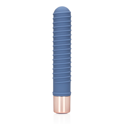 Geribbelde Mini Vibrator - Blue Horizon