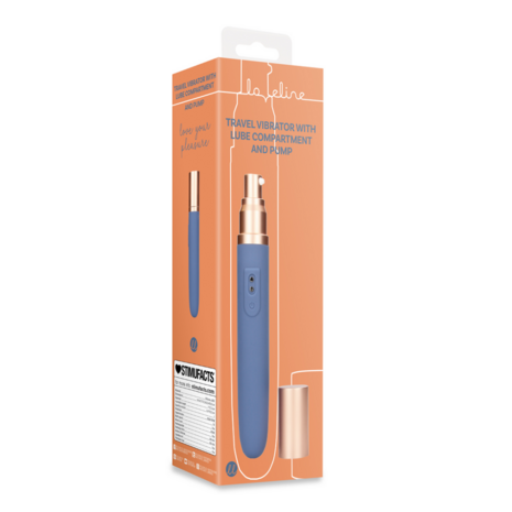 Reisvibrator met Lube Compartment en Pomp - Blue Horizon