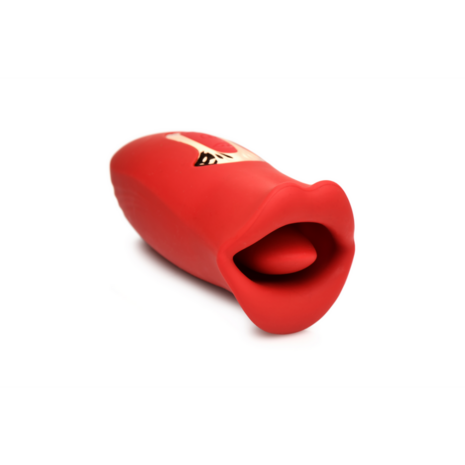 Kiss and Tell - Silicone Kissing en Vibrerende Clitorisstimulator - Rood