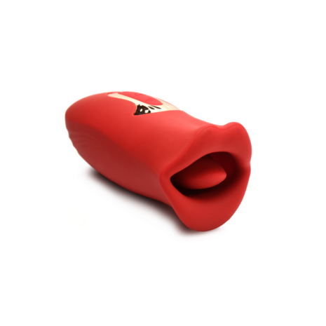 Kiss and Tell - Silicone Kissing en Vibrerende Clitorisstimulator - Rood