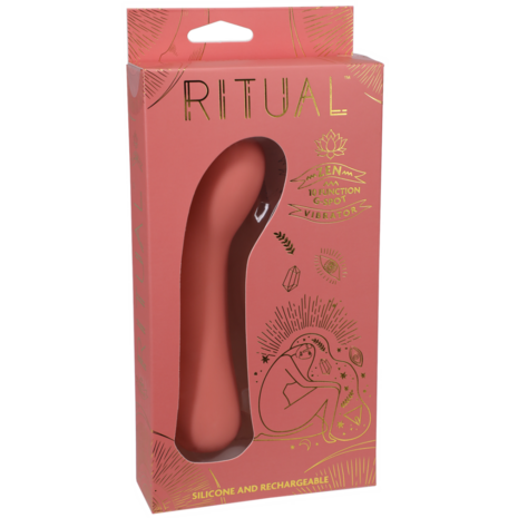 Zen - Oplaadbare Silicone G-Spot Vibe - Koraal