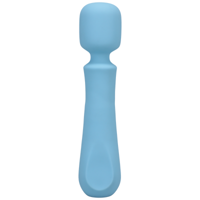 Euphoria - Rechargeable Silicone Wand Vibe - Blue