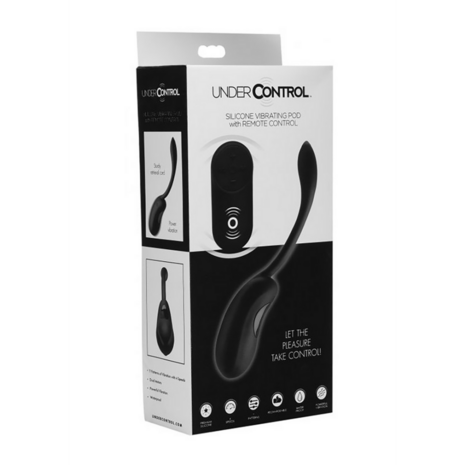 Silicone Vibrating Pod with Remote Control