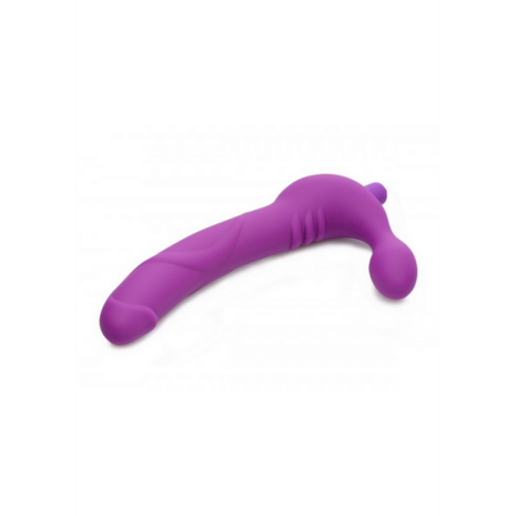 Royal Rider - Vibrating Silicone Strapless Strap-On