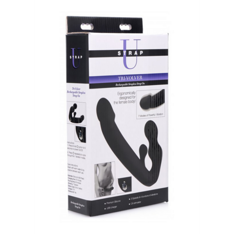 Tri-Volver - Oplaadbare Strapless Strap-On