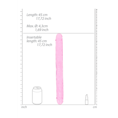 Realistische Double Dong - 18'' / 45 cm