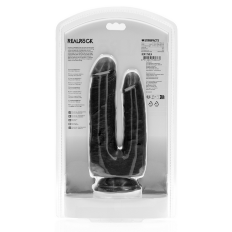 Double Trouble Dildo 5/6 - 12,7/15,2 cm - Zwart