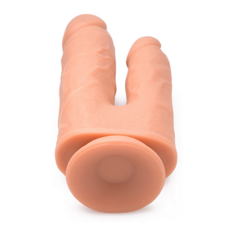 Double Shot Liquid Silicone Double Penetration Dildo - 8 / 20,5 cm