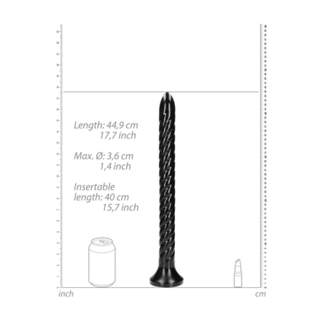 Spiraalvormige Anale Slang - 16''/ 40 cm