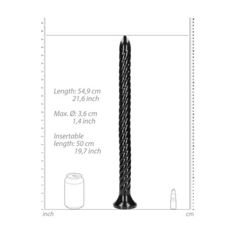 Spiraalvormige Anale Slang - 20''/ 50 cm