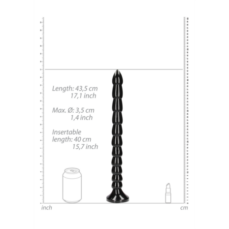 Gestapelde Anal Snake - 16''/ 40 cm