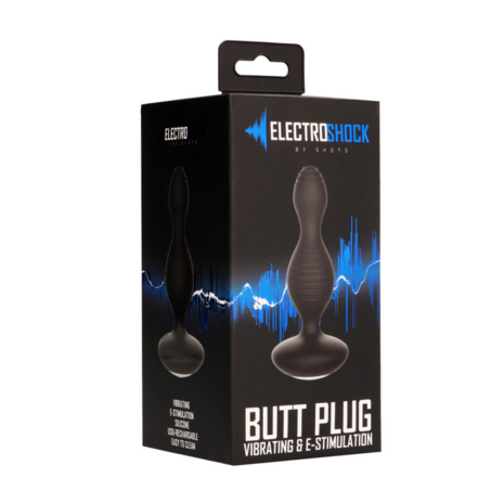 E-Stimulatie Vibrerende Butt Plug