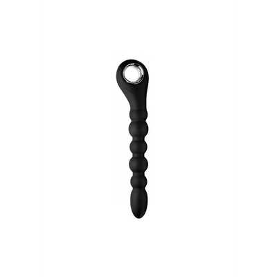 Dark Scepter - Vibrating Silicone Anal Beads