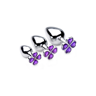 Violet Flower - Butt Plug Set - 3 Stuks