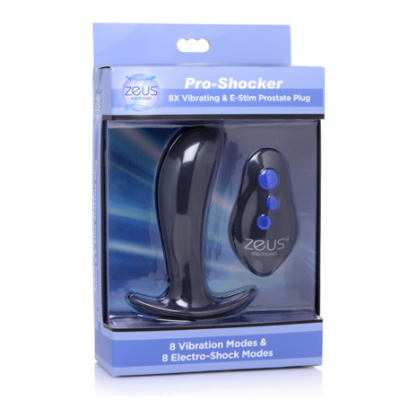 Pro-Shocker - Vibrerende en E-Stim Siliconen Prostaatplug