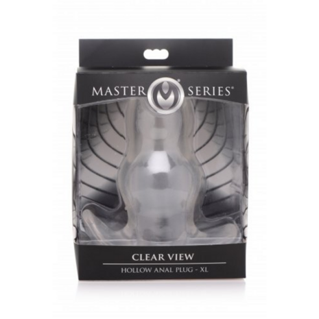 Clear View - Hollow Anal Plug - Extra Large