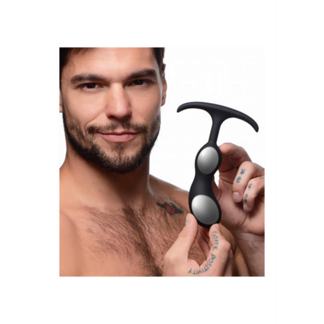 Premium Silicone Weighted Prostate Plug - Medium