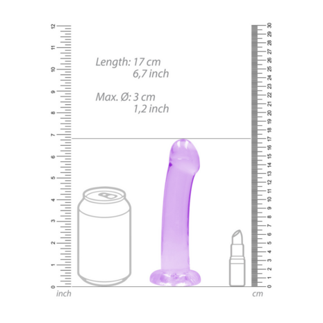 Niet-realistische dildo met zuignap - 7 / 17 cm