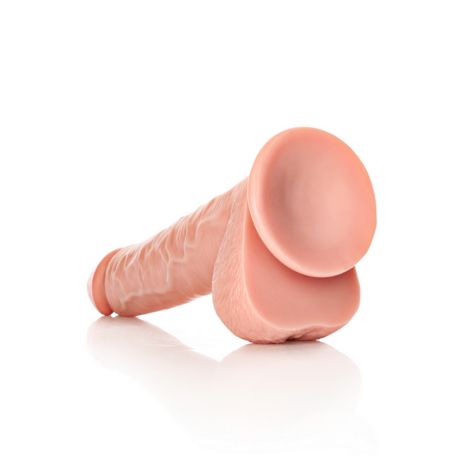 Rechtdoor Realistische Dildo met Ballen en Zuignap - 30,5 cm