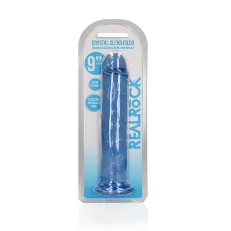 Rechtdoor Realistische Dildo met Zuignap - 9'' / 23