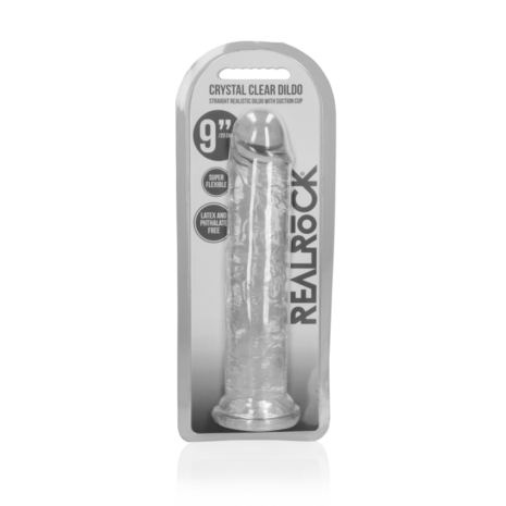 Rechtdoorn Dildo met Zuignap - 9'' / 23