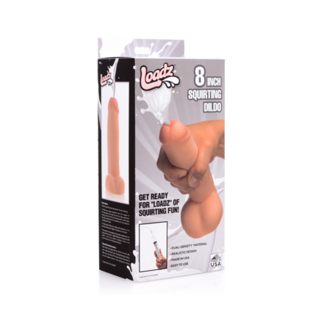 Realistische Dual Density Squirting Dildo - 8 / 20,5 cm