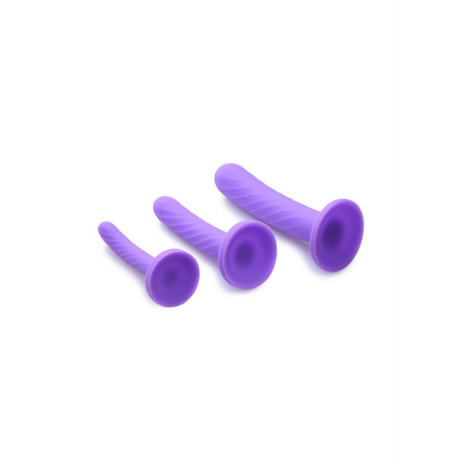 Tri-Play - 3-Piece Silicone Dildo Set